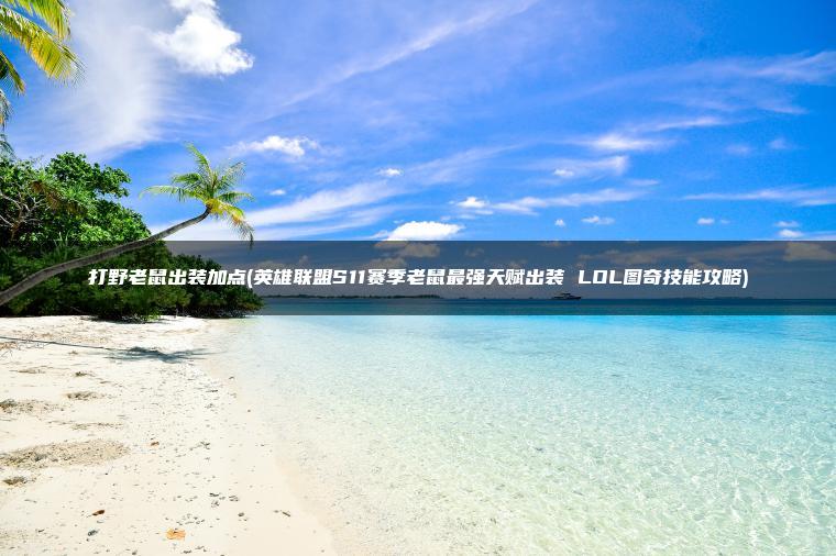 打野老鼠出装加点(英雄联盟S11赛季老鼠最强天赋出装 LOL图奇技能攻略)
