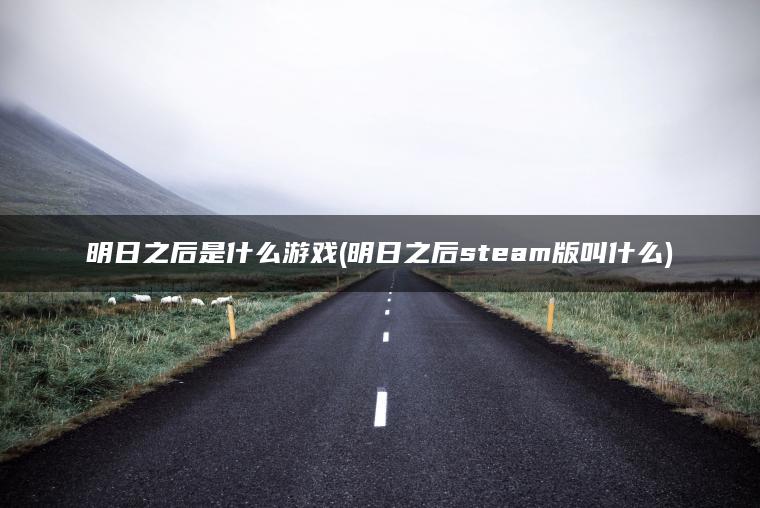 明日之后是什么游戏(明日之后steam版叫什么)