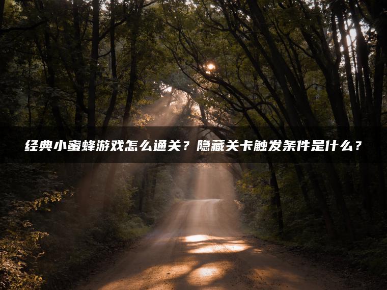 经典小蜜蜂游戏怎么通关？隐藏关卡触发条件是什么？