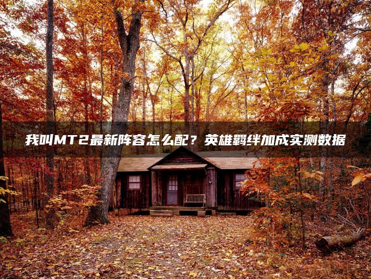 我叫MT2最新阵容怎么配？英雄羁绊加成实测数据
