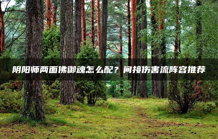 阴阳师两面佛御魂怎么配？间接伤害流阵容推荐