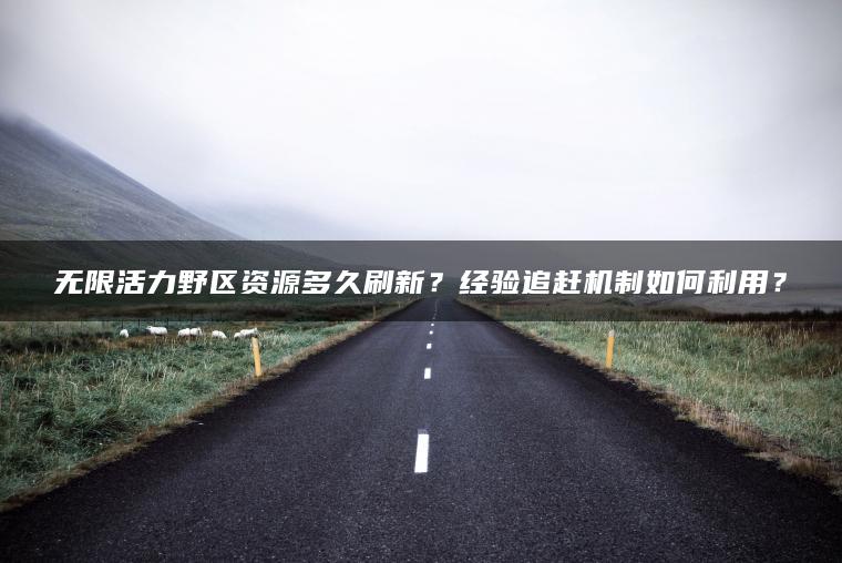 无限活力野区资源多久刷新？经验追赶机制如何利用？